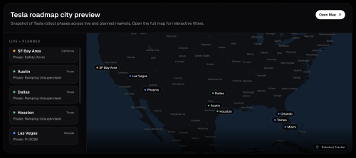 Tesla Is Rolling Out More Unsupervised Robotaxis