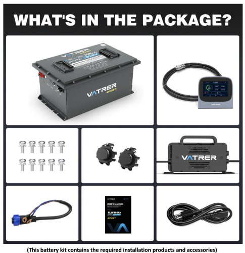 Battery, 2026 Best Golf Cart Battery: Vatrer 48V 105Ah (UTV/ATV Compatible) — The Ultimate Power Upgrade
