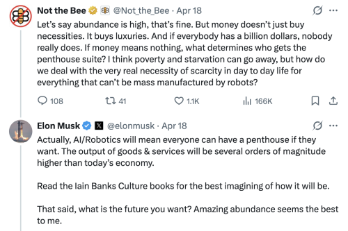 Elon Musk’s Extremely Confusing Comments On “Universal HIGH INCOME”