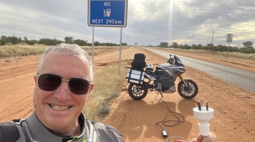 Ed Darmanin Does the Big Lap around Australia on an Electric Motorbike