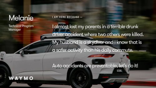 Waymo: Aim to Become “World’s Most Trusted Driver” and “New Reference Model for Human Collision Avoidance”