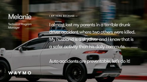 Waymo: Aim to Become “World’s Most Trusted Driver” and “New Reference Model for Human Collision Avoidance”