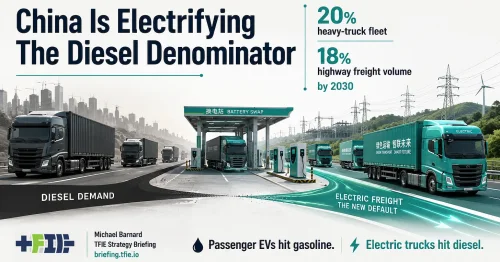 China’s Electric Trucks Are Breaking The Diesel Assumptions In Oil Forecasts
