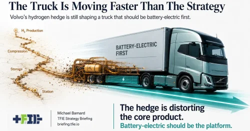 Volvo’s Electric Truck Is Moving Faster Than Its Hydrogen Strategy