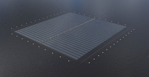Floating Solar PV … To Survive 3.5 Meter Waves
