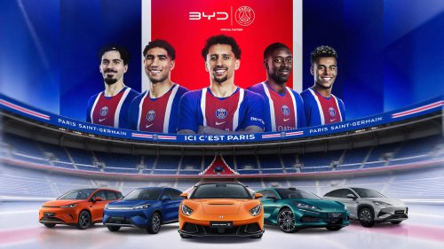 BYD, BYD Continues Its Football Focus & Attempt At European Hearts — Partners With PSG