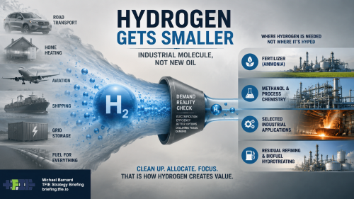 Hydrogen Demand Shrinks When It Is Counted Properly