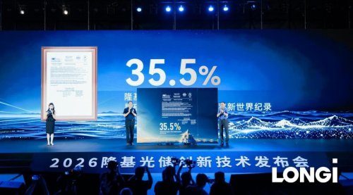35.5%! LONGi Once Again Breaks World Record for Crystalline Silicon-Perovskite Tandem Solar Cell Efficiency