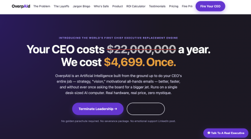AI To Replace Overpaid CEOs
