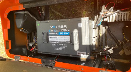Vatrer LFP Battery Transforms EZ Go Golf Cart