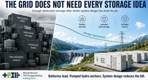 The Grid Needs Storage, Not Every Storage Idea