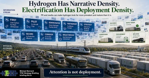 Hydrogen Gets Far More Attention Than Its Deployment Justifies
