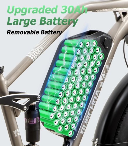 Burchda Y3 AWD — Powerful, Long-Range, All-Terrain Electric Bike