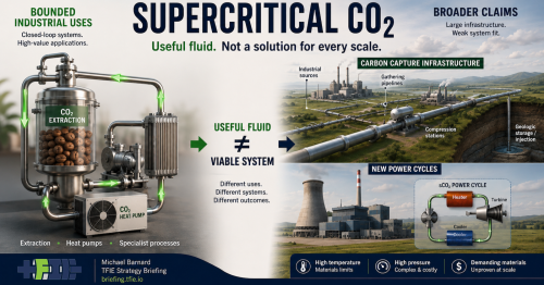 Supercritical CO₂ Is Useful. The System Claims Are The Problem.