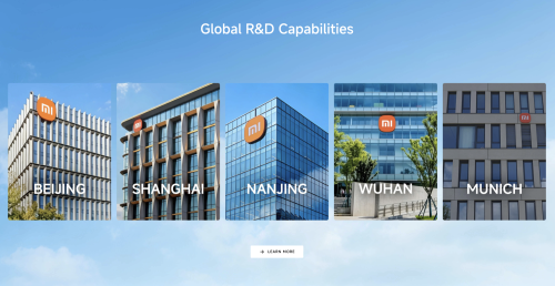 Xiaomi, Xiaomi Launches Global EV Website