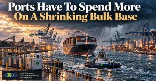 Ports Need More Capital As Their Bulk Cargo Base Shrinks
