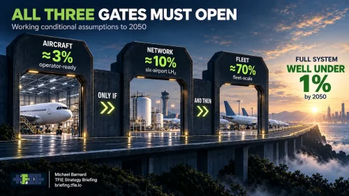 UK Trying to Advance Hydrogen Aviation. Likelihood by 2050 is still under 1%