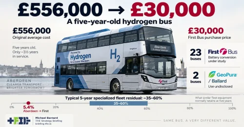 Aberdeen Paid £556k Per Hydrogen Bus. Five Years Later, First Bus Is Paying £30k