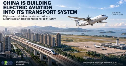 China’s Electric Aviation Advantage Is A Transport System, Not A Prototype