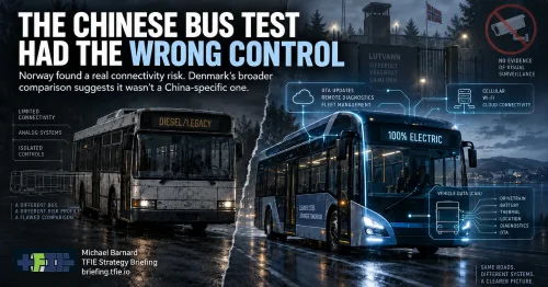 Norway Found A Real Bus Cyber Risk. It Didn’t Show It Was Chinese.