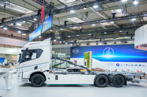 BYD, BYD Launches Major 44-Metric Ton Electric Truck in IAA Transport