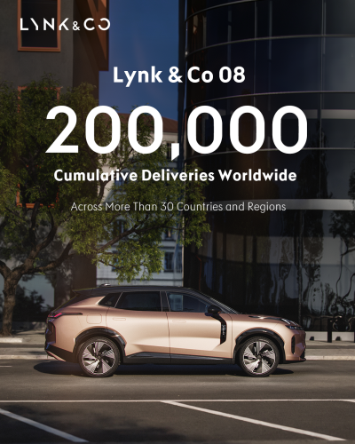 Lynk & Co 08 EM-P Reaches 200,000 Global Deliveries