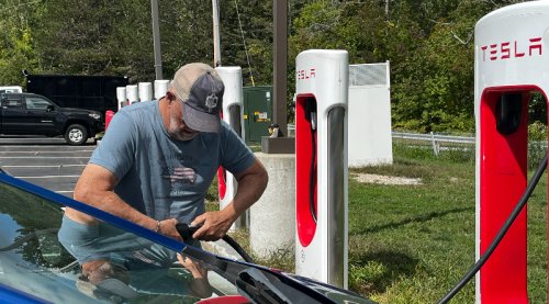 Tesla, Tesla Superchargers For Non-Tesla EVs On The Mass Pike!
