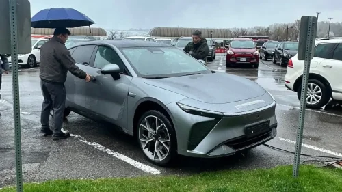 China's Chery Exeed (Exlantix) sedan spotted in Toronto ahead of Canada launch