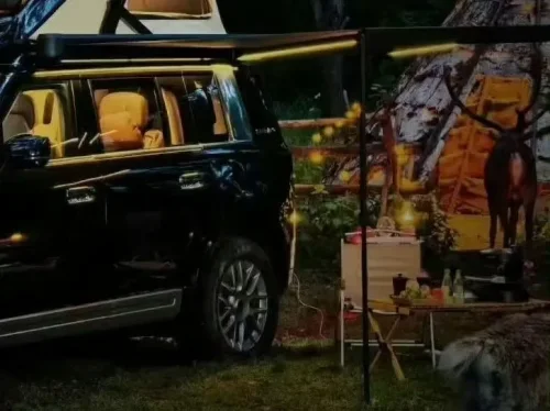 SUV, This Chinese SUV has a built-in roof tent