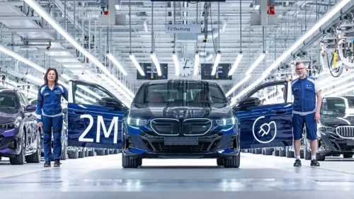BMW's 2 millionth EV rolls off the production line