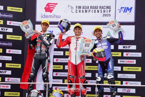 Honda, Honda Indonesia, Asia Road Racing Championship 2025 Astra Honda Racing Team – PEMBALAP MUDA INDONESIA NAIK PODIUM
