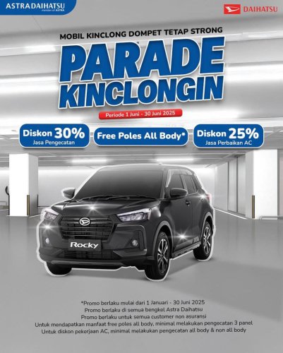 Penjualan Ritel Mei 2025 Daihatsu Di Indonesia – TERJUAL 56.175 UNIT SETARA MARKET SHARE 17,2%