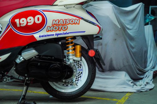 Yamaha, Modifikasi Skutik Yamaha Grand Filano Hybrid – TAMPIL KLASIK ALA RALLY 90-AN