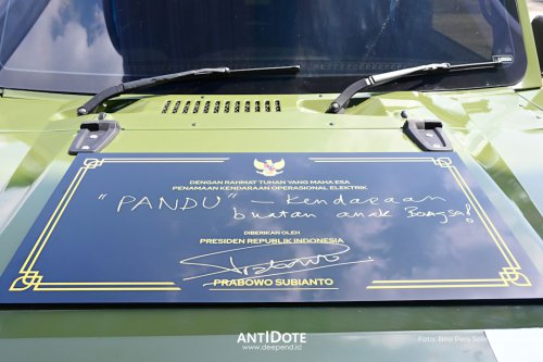 Tactical Vehicle Pindad PANDU – GERAK SENYAP DENGAN TENAGA LISTRIK