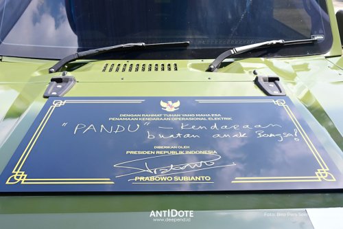 Tactical Vehicle Pindad PANDU – GERAK SENYAP DENGAN TENAGA LISTRIK
