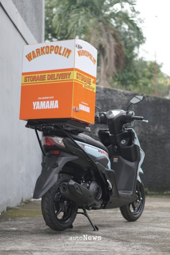 Modifikasi Skutik Yamaha Gear Ultima – DIMODIF TOTAL UNTUK OPERASIONAL WARKOPOLIM