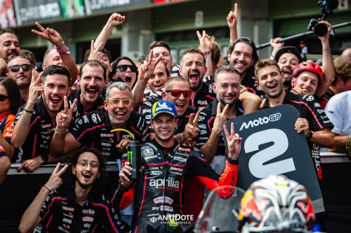 MotoGP, MotoGP Ceko 2025 Aprilia Racing – BORONG 3 RIDER DI POSISI 7 BESAR, BEZZECCHI PODIUM 2