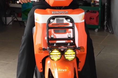 Modifikasi Skutik Gear Ultima Kalcer Edition – KOLABORASI WARKOPOLIM x KATROS GARAGE