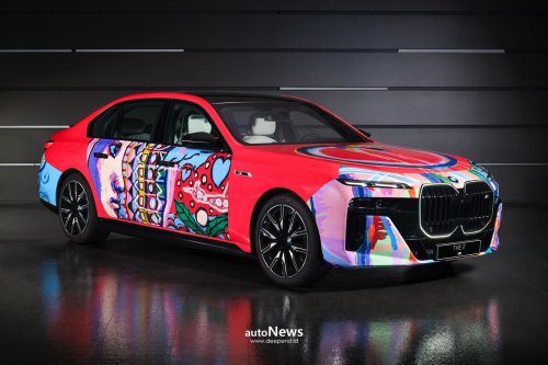 BMW, BMW i7, BMW Art Car BMW i7 Listrik Jadi Kanvas Seni – PERINGATI 30 TAHUN BMW KOREA