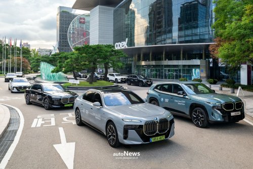 BMW, BMW i7, BMW Art Car BMW i7 Listrik Jadi Kanvas Seni – PERINGATI 30 TAHUN BMW KOREA
