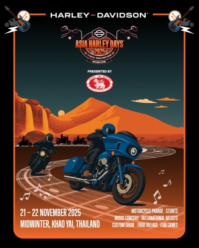 Asia Harley Days™ 2025 Festival Harley-Davidson Terbesar – KEMBALI HADIR DI KHAO YAI, THAILAND