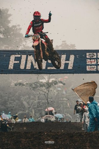 Ducati, Kejurnas Motocross 2025 Diva Ismayana & Hilman Maksum – BAWA DUCATI DOMINASI PODIUM MX1
