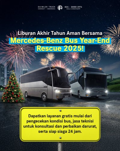 Commercial Vehicle Mercedes-Benz Bus Year-End Rescue 2025 – SIAGA SELAMA LIBUR NATARU