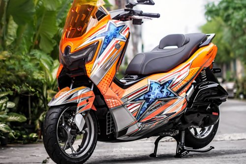 Yamaha, Modifikasi Skutik Modifikasi Yamaha NMAX “TURBO” – TERINSPIRASI HELM JASON DISALVO