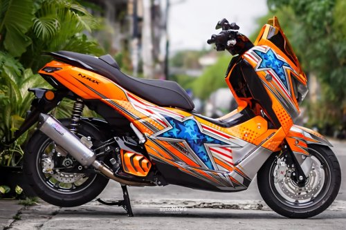 Yamaha, Modifikasi Skutik Modifikasi Yamaha NMAX “TURBO” – TERINSPIRASI HELM JASON DISALVO