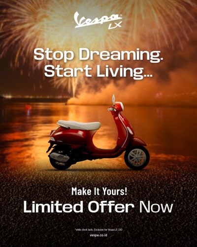 Promo Akhir Tahun Promo Akhir Tahun Piaggio Indonesia – DISKON HINGGA RP 13 JUTA