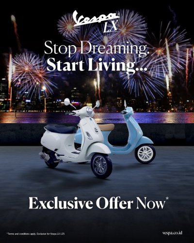 Promo Akhir Tahun Promo Akhir Tahun Piaggio Indonesia – DISKON HINGGA RP 13 JUTA