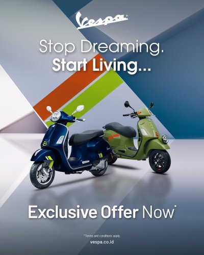 Promo Akhir Tahun Promo Akhir Tahun Piaggio Indonesia – DISKON HINGGA RP 13 JUTA