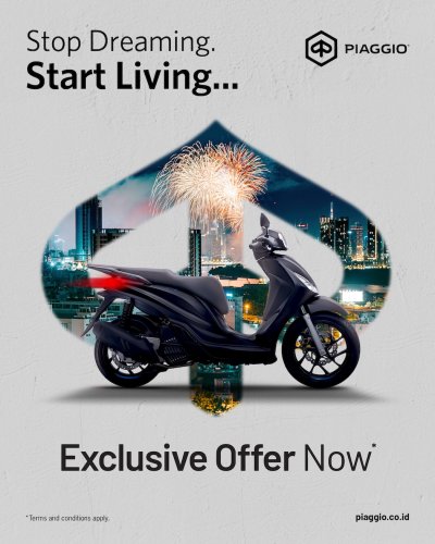 Promo Akhir Tahun Promo Akhir Tahun Piaggio Indonesia – DISKON HINGGA RP 13 JUTA