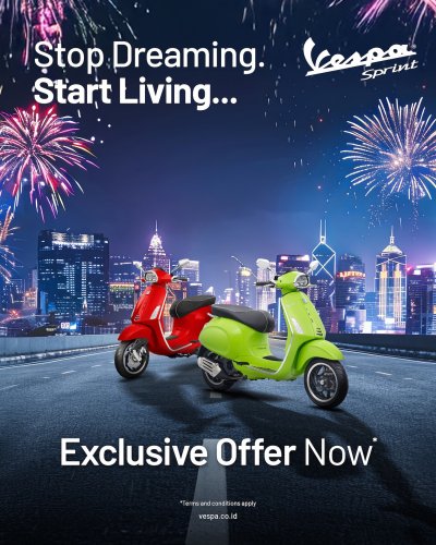 Promo Akhir Tahun Promo Akhir Tahun Piaggio Indonesia – DISKON HINGGA RP 13 JUTA